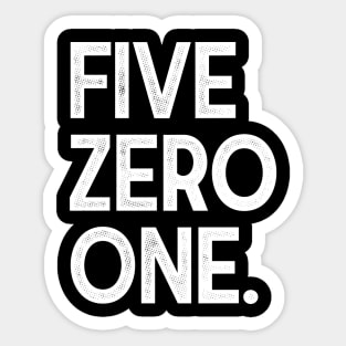 FiveZeroOne Sticker